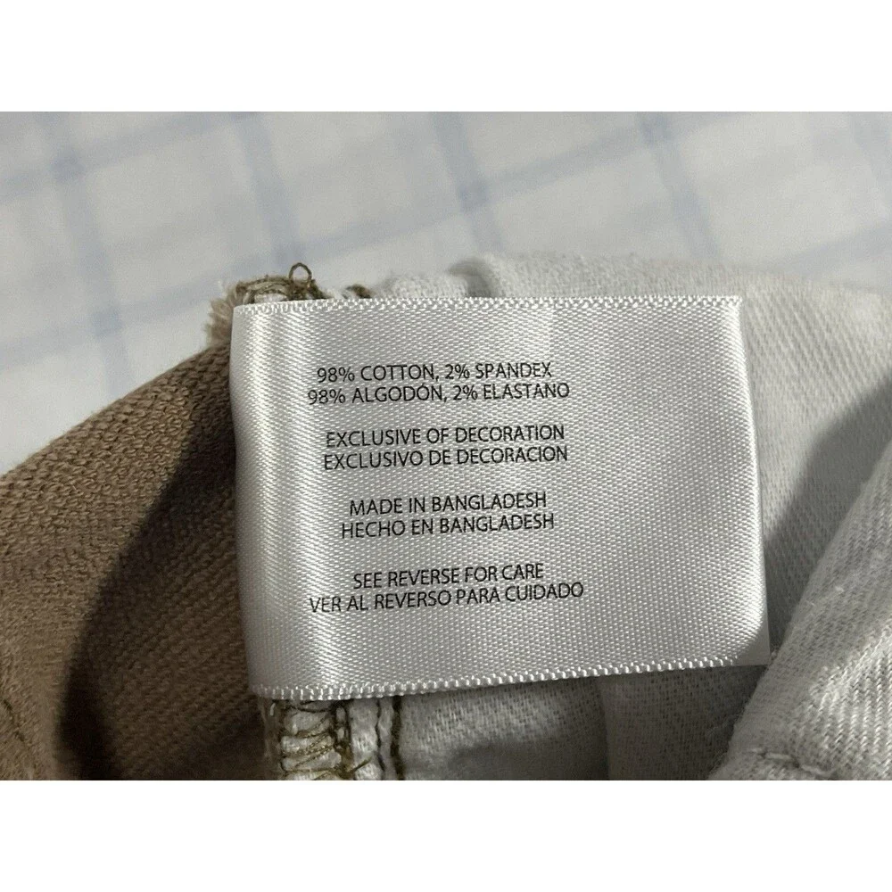 Banana Republic Men's Pants Size 38x30 Brown Tan Stretch 5 Pocket Cotton Chino